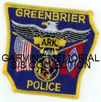 ARKANSAS,GREENBRIER POLICE 1